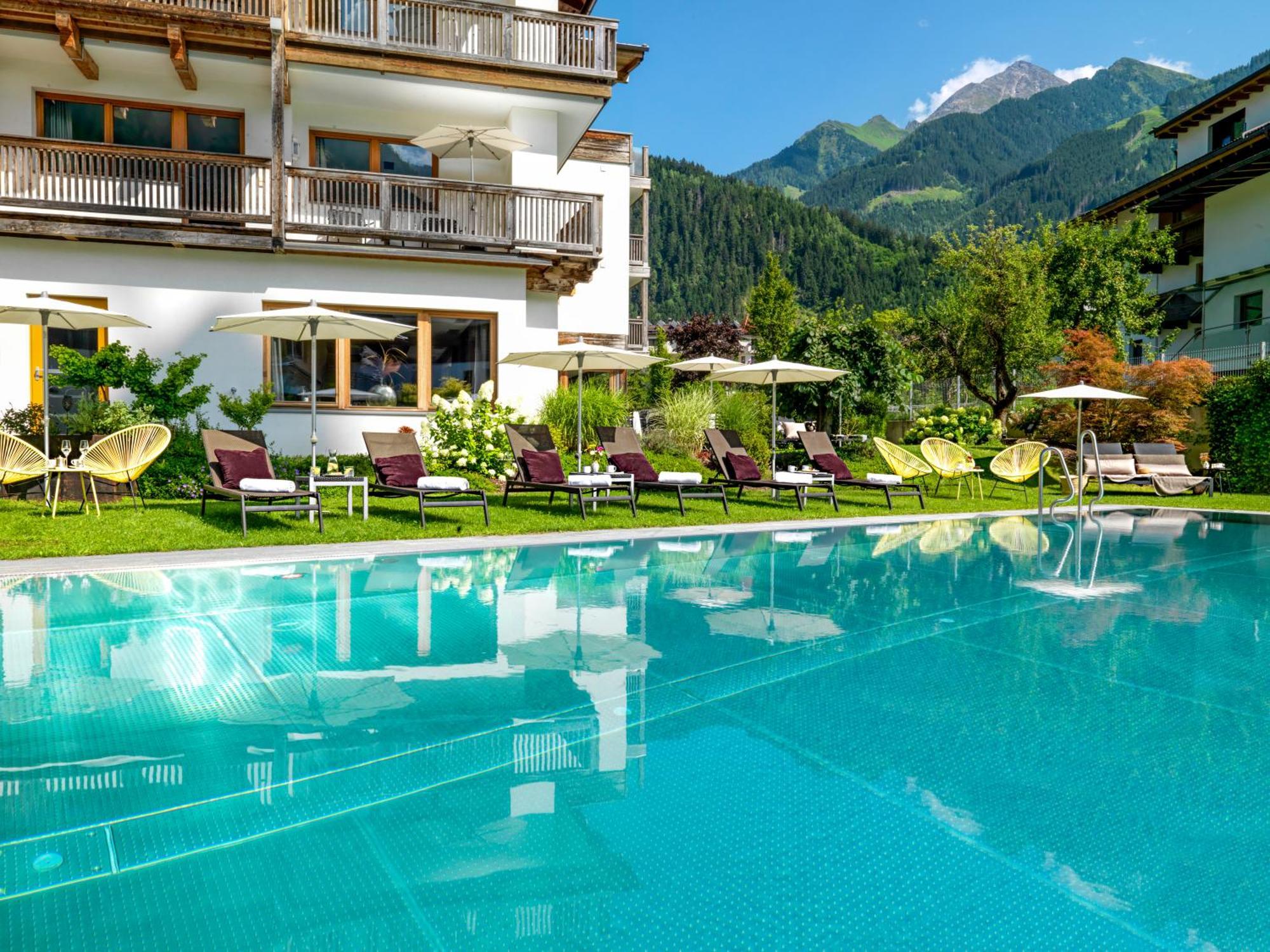 Huber'S Boutiquehotel Mayrhofen Bagian luar foto