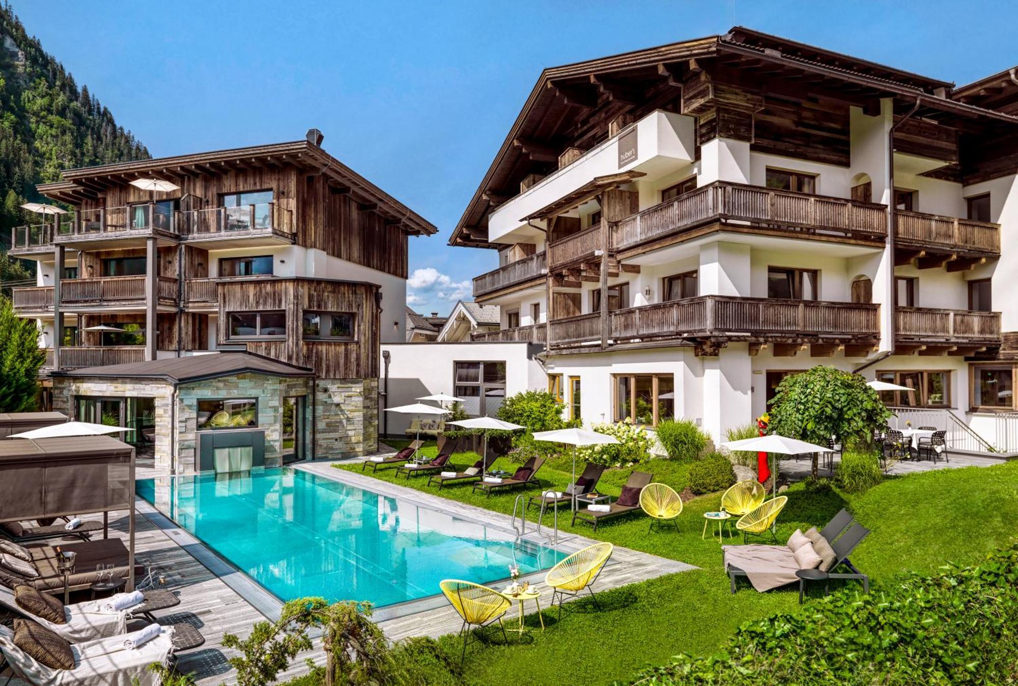 Huber'S Boutiquehotel Mayrhofen Bagian luar foto